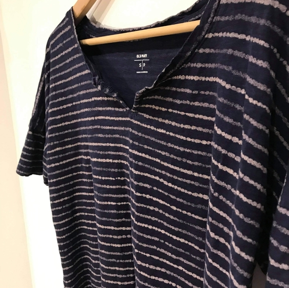 Dark blue striped t-shirt - Picture 4 of 5